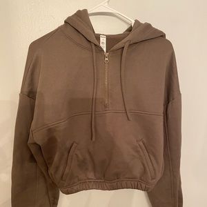 ALO YOGA crop hoodie